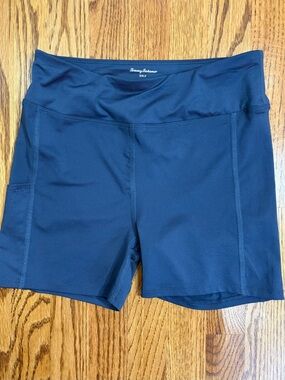 Tommy Bahama Golf Navy Athletic Spandex Shorts